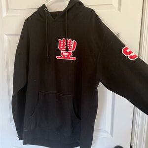 Jedi Mind Tricks Black Hoodie with Red and White Accents